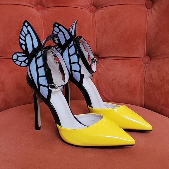 Unbranded Women Fashion Butterfly High Heel Sandals Size 39 - Picture 3 of 9